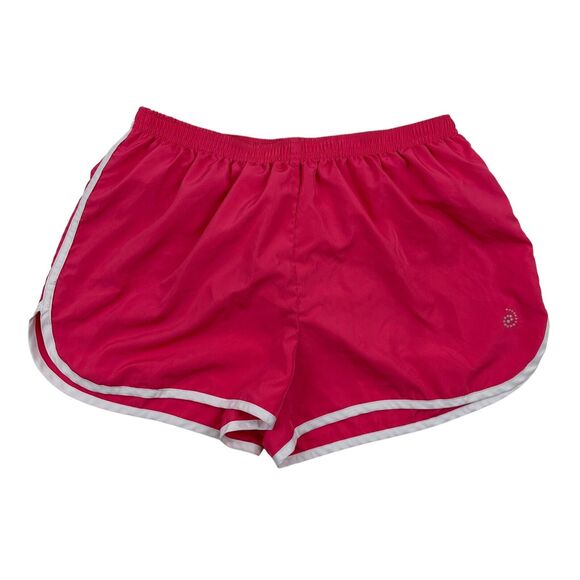 Be Inspired Women’s Pink Running Shorts Activewear Elastic Waist Lined Size M - Picture 1 of 7